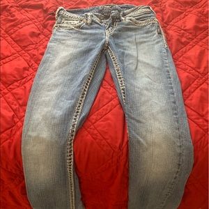 Silver bootcut jeans